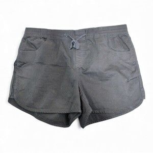 Eddie Bauer Plus Size 18 Black Drawstring Casual Shorts